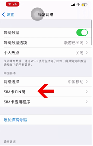 黔东南苹果14维修网分享如何给iPhone14的SIM卡设置密码 