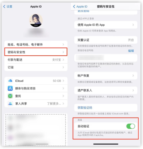 黔东南苹果手机维修分享iOS 16 自动验证功能开启方法 